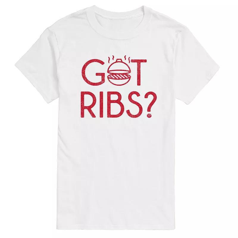 Mens Got Ribs Tee White Product Image