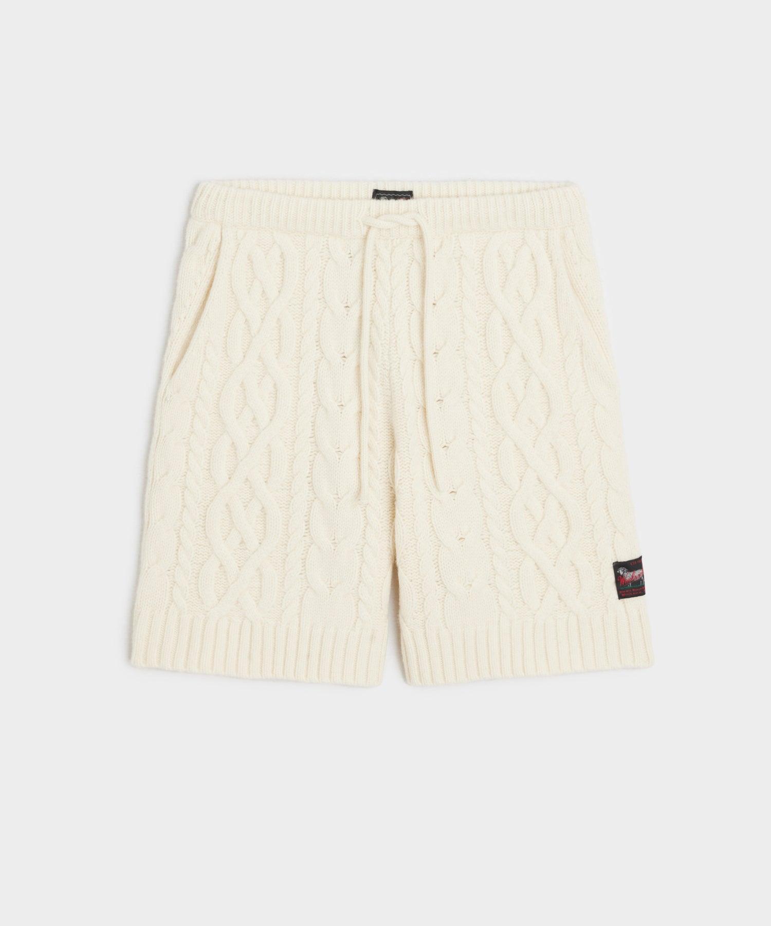 Todd Snyder X Woolrich Cable Knit Shorts Product Image