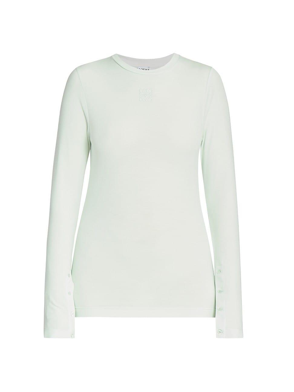 Womens Long-Sleeve Logo Top Product Image