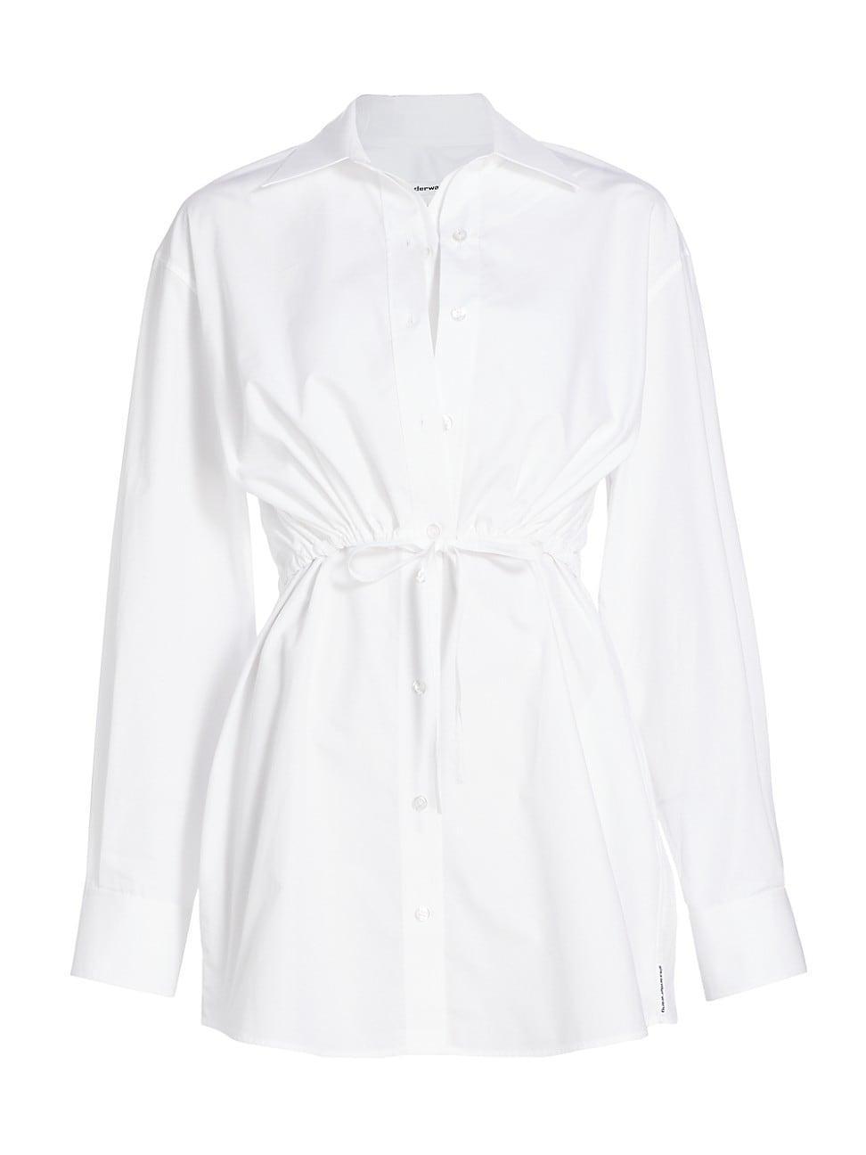 Alexander Wang Layered Long Sleeve Mini Shirtdress Product Image