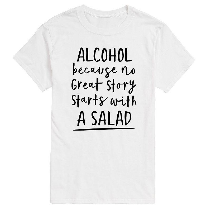 Mens No Great Story Started With Salad Graphic Tee Product Image