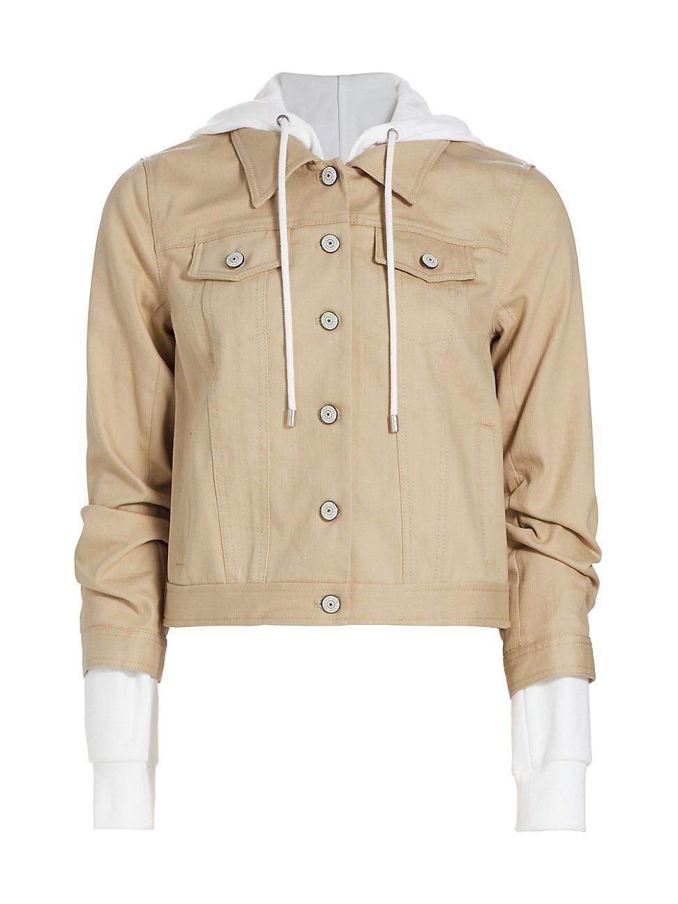 Womens Jess Mix Media Jacket Product Image