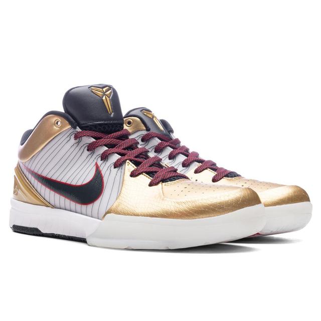 Kobe 4 Protro 'Gold Medal' - White/Dark Obsidian/Varsity Red Male Product Image