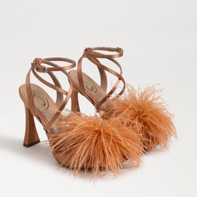 Sam Edelman Layton Feather Strappy Heel Warm Blush Product Image