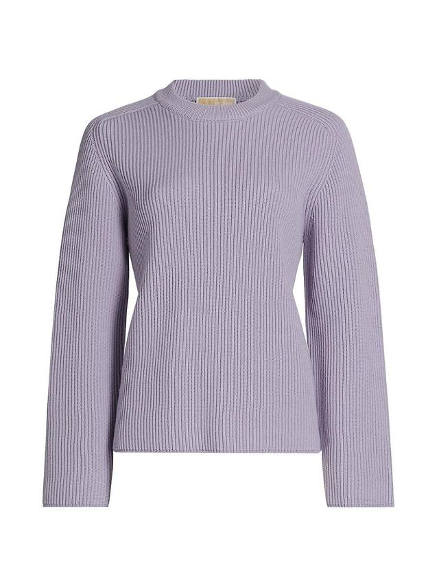 Womens Merino Boxy Rib-Knit Sweater Product Image