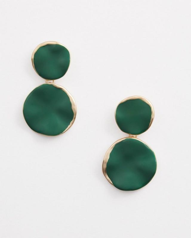 No Droop™ Juniper Round Drop Earrings Product Image