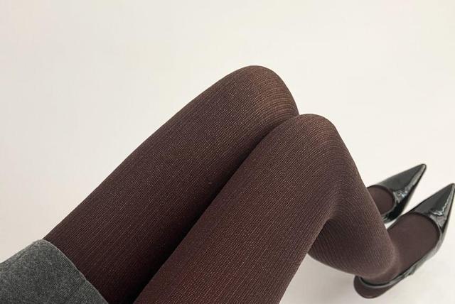 Plain Ribbed Tights Product Image