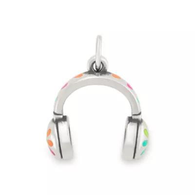 Enamel Love My Headphones Charm Product Image