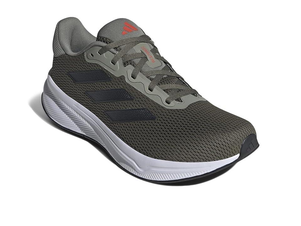 adidas Running Response M Strata/Black/Bright Red) Men's Running Shoes Product Image