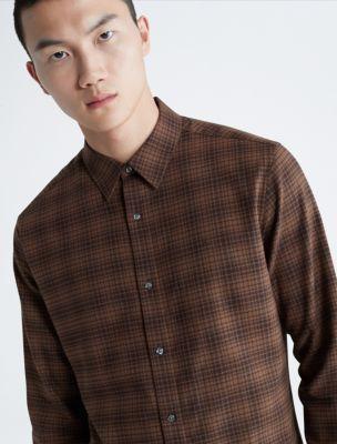 Plaid Flannel Classic Button-Down Shirt Product Image