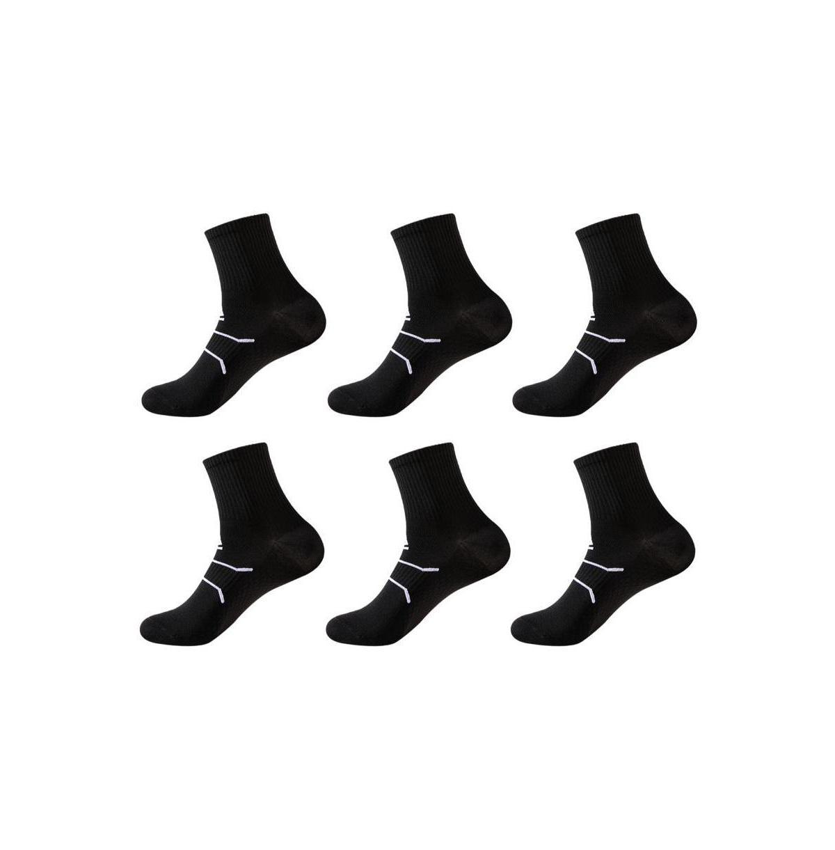 Brave man Unisex 6-Pack Ankle Arch Support Socks Product Image