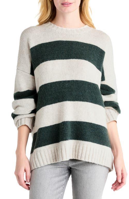 Splendid Ivy Stripe Sweater (Magenta Stripe) Women's Sweater Product Image