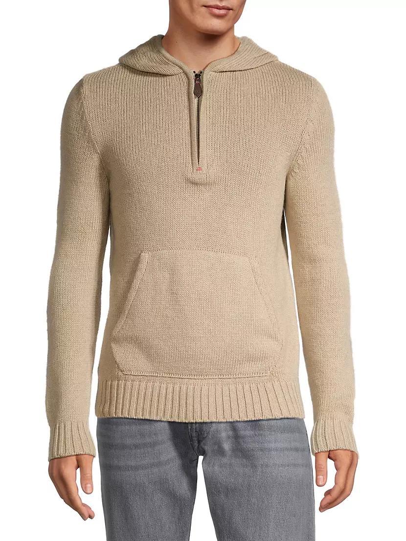 Half-Zip Sweater Hoodie Product Image