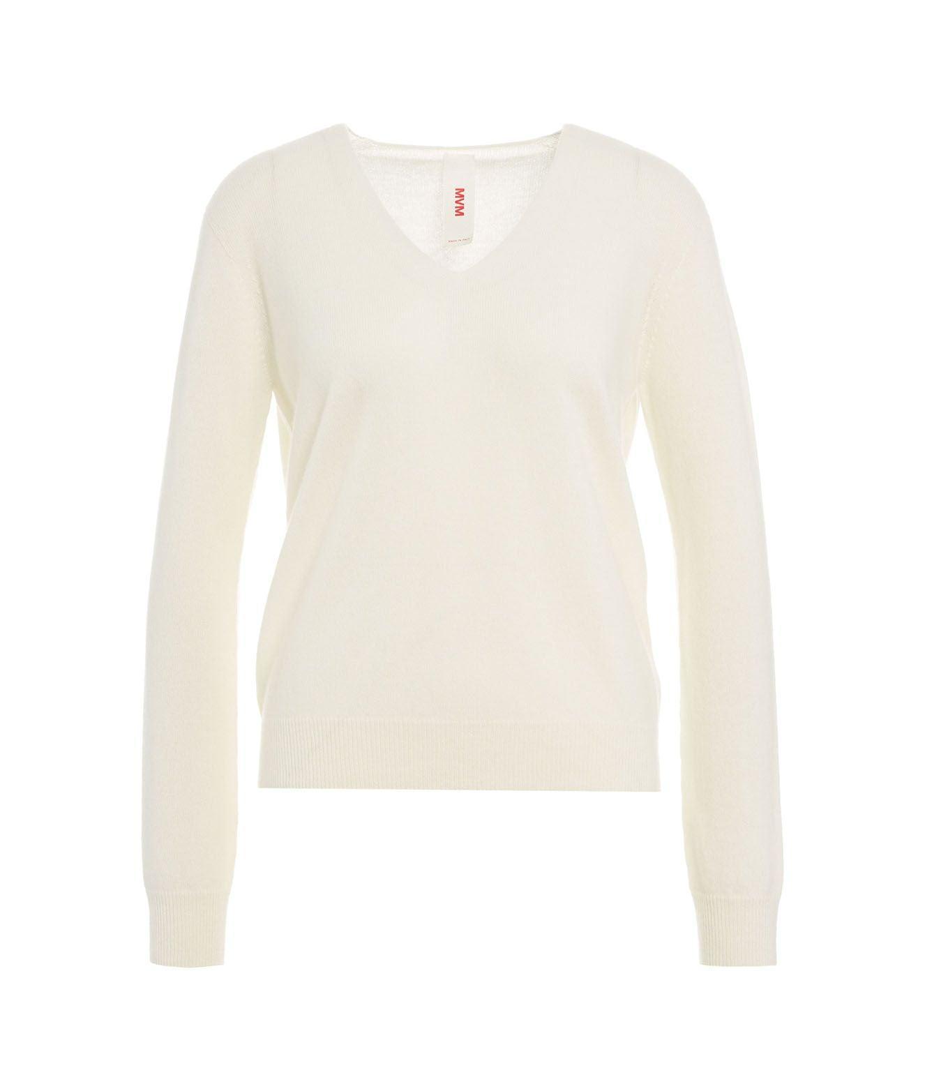 Knit sweater in cashmere Product Image