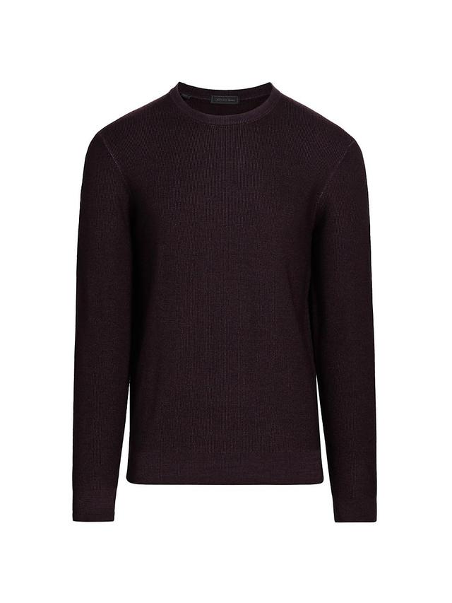 Mens COLLECTION Garment-Dyed Crewneck Sweater Product Image