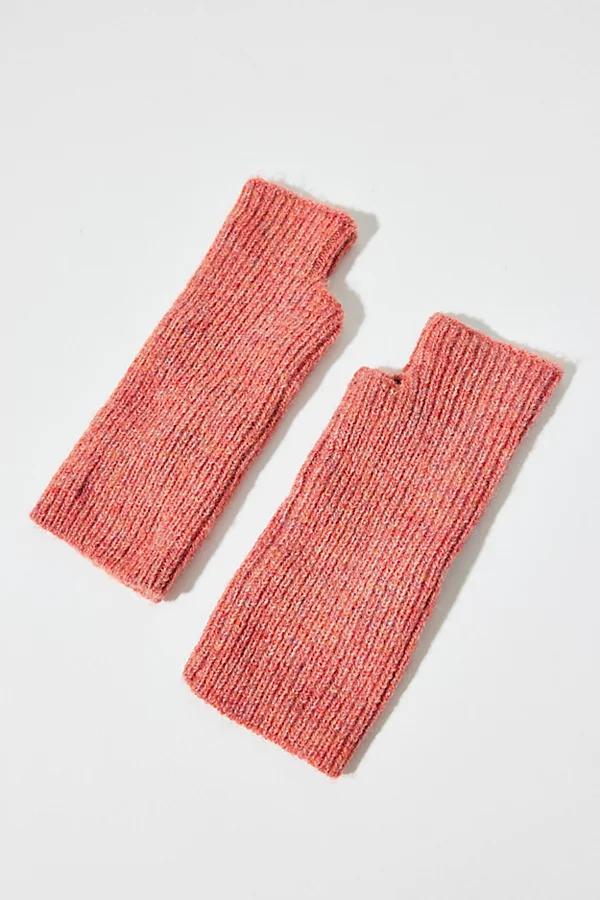 Ribbed Knit Hand Warmer Fingerless Glove Womens at Urban Outfitters Product Image