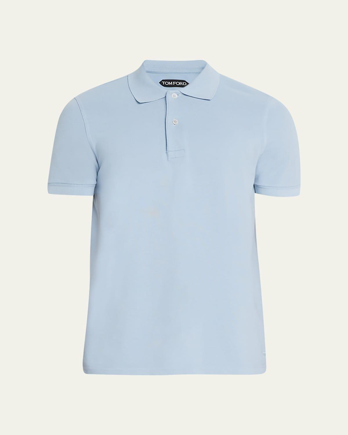 TOM FORD Short Sleeve Cotton Piqu Polo Product Image