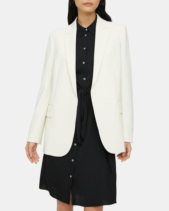 Relaxed Blazer in Crepe Product Image