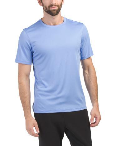 Mesh Knit Jersey T-Shirt for Men | Polyester Product Image