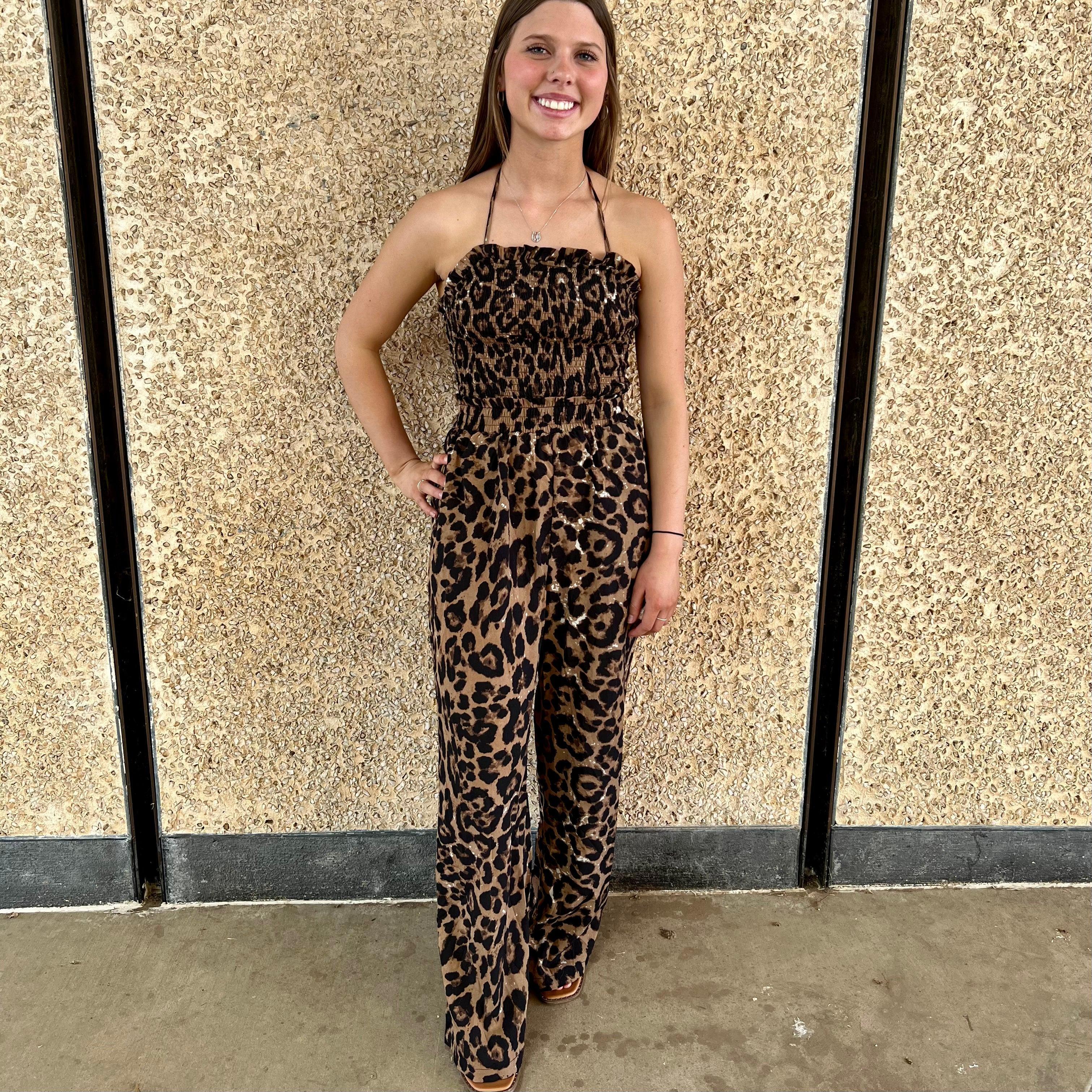 The Back Of The Leopard Jumpsuit* Product Image