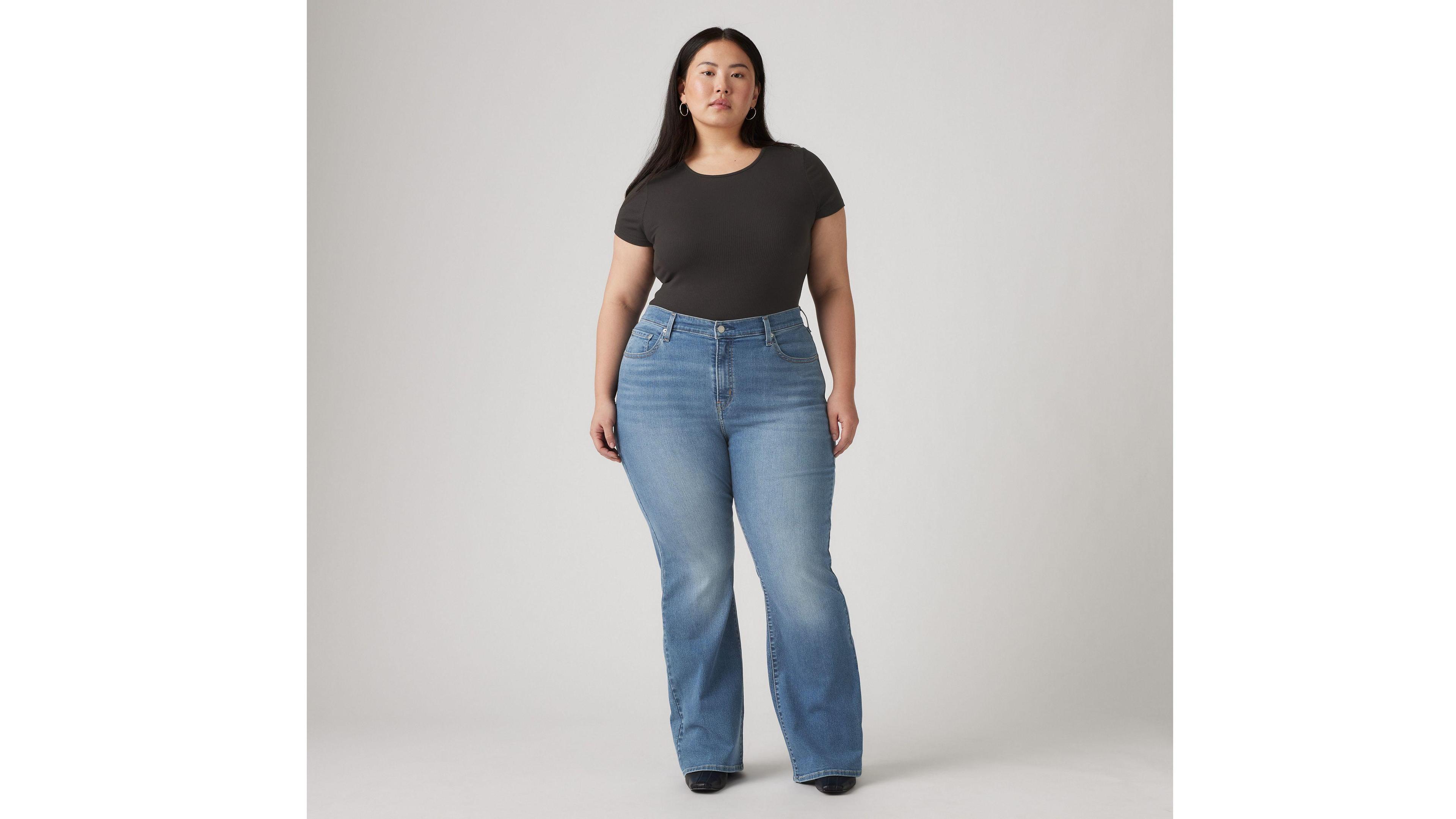 726 High Rise Flare Women's Jeans (Plus Size) Product Image