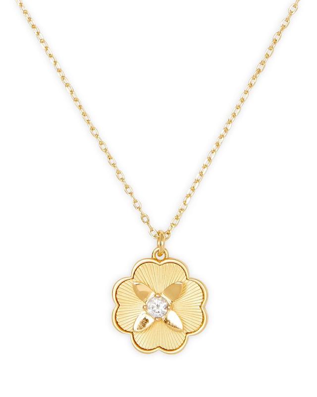 kate spade new york Heritage Bloom Pendant Necklace, 16 Product Image