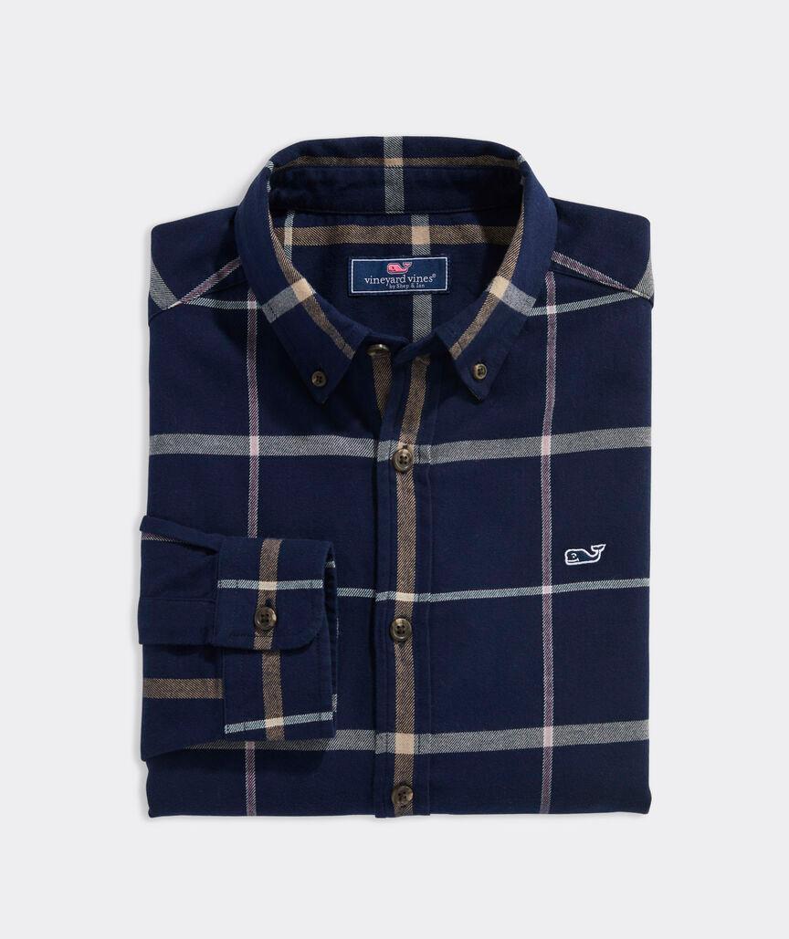 Vineyard Flannel Plaid Shirt Product Image