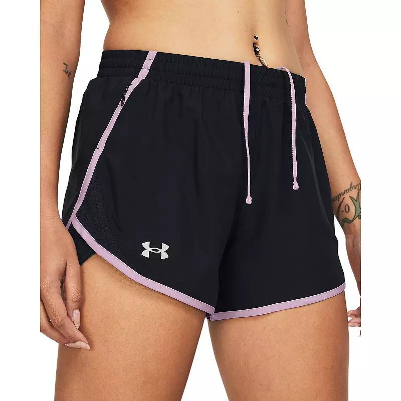 Plus Size Under Armour Fly-By Shorts, Womens Product Image