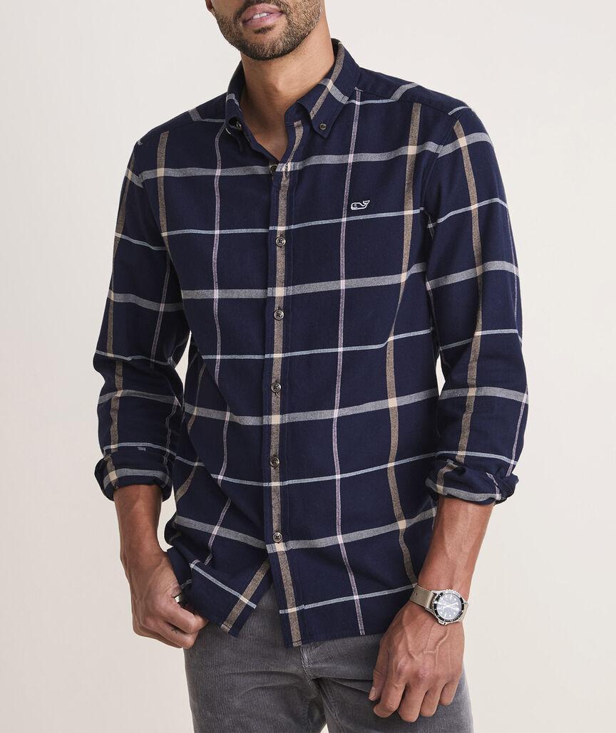 Vineyard Flannel Plaid Shirt Product Image