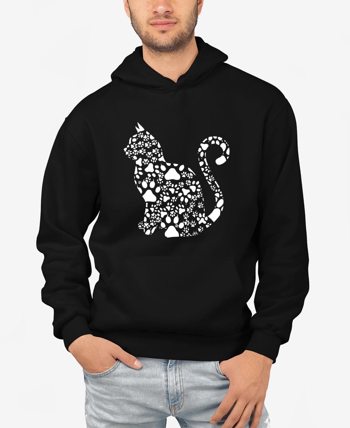 La Pop Art Cat Claws - Mens Word Art Hooded Sweatshirt Product Image