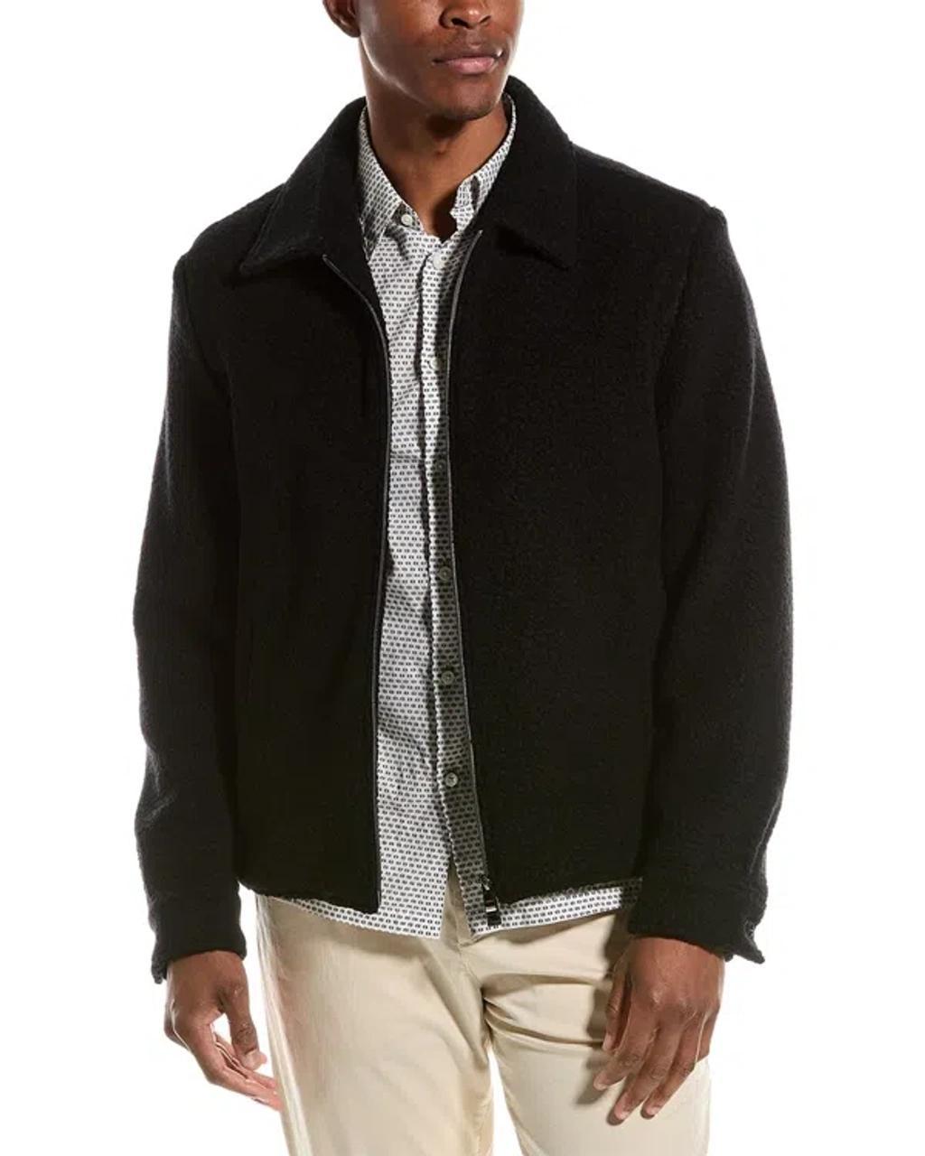 Boss  Wool-blend Jacket In Black Product Image