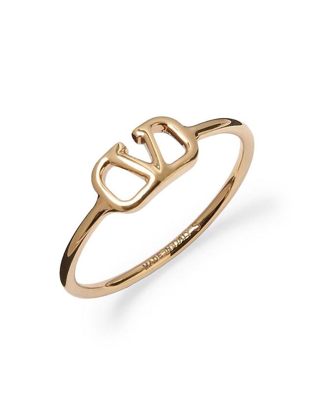 Womens VLogo Signature Metal Ring Product Image