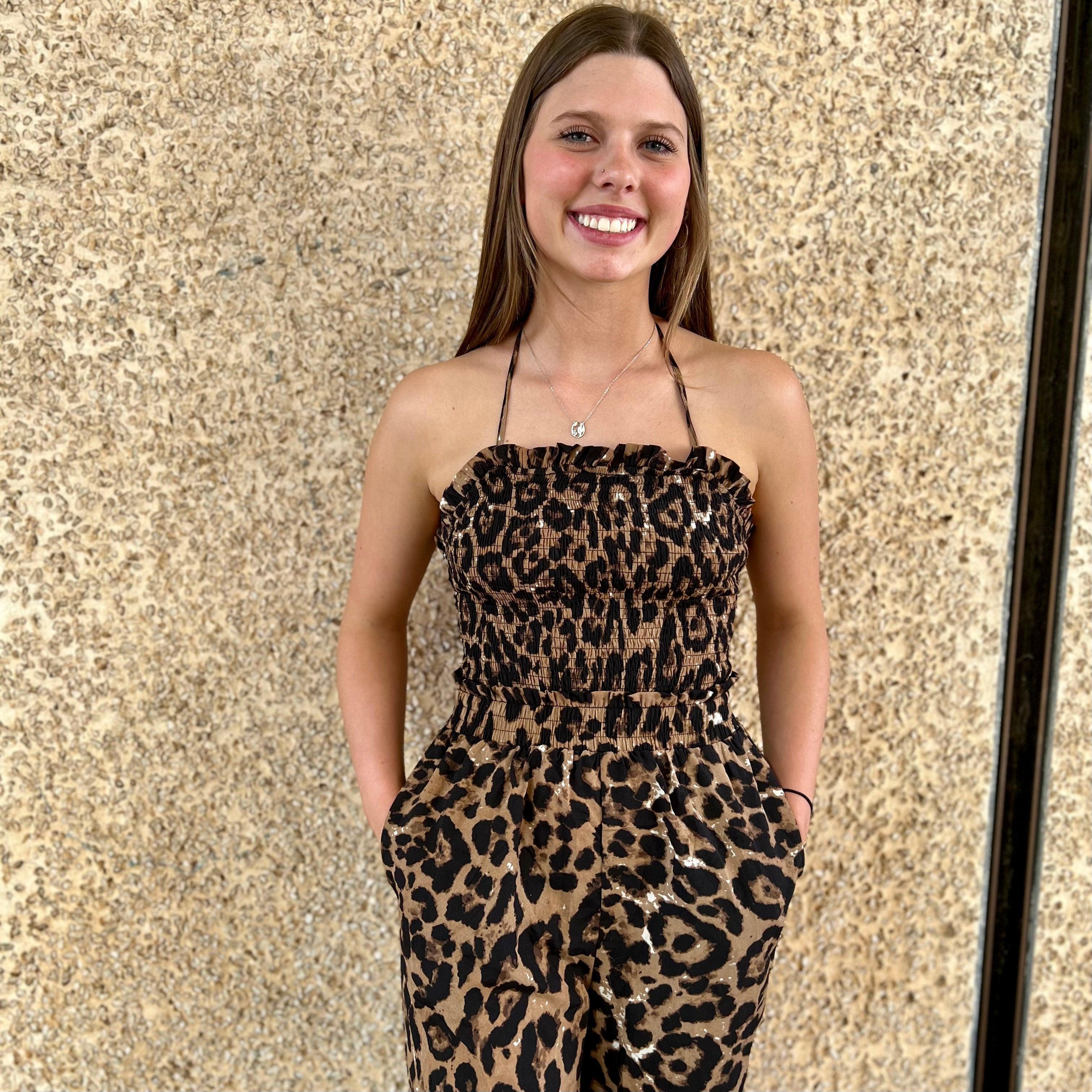 The Back Of The Leopard Jumpsuit* Product Image