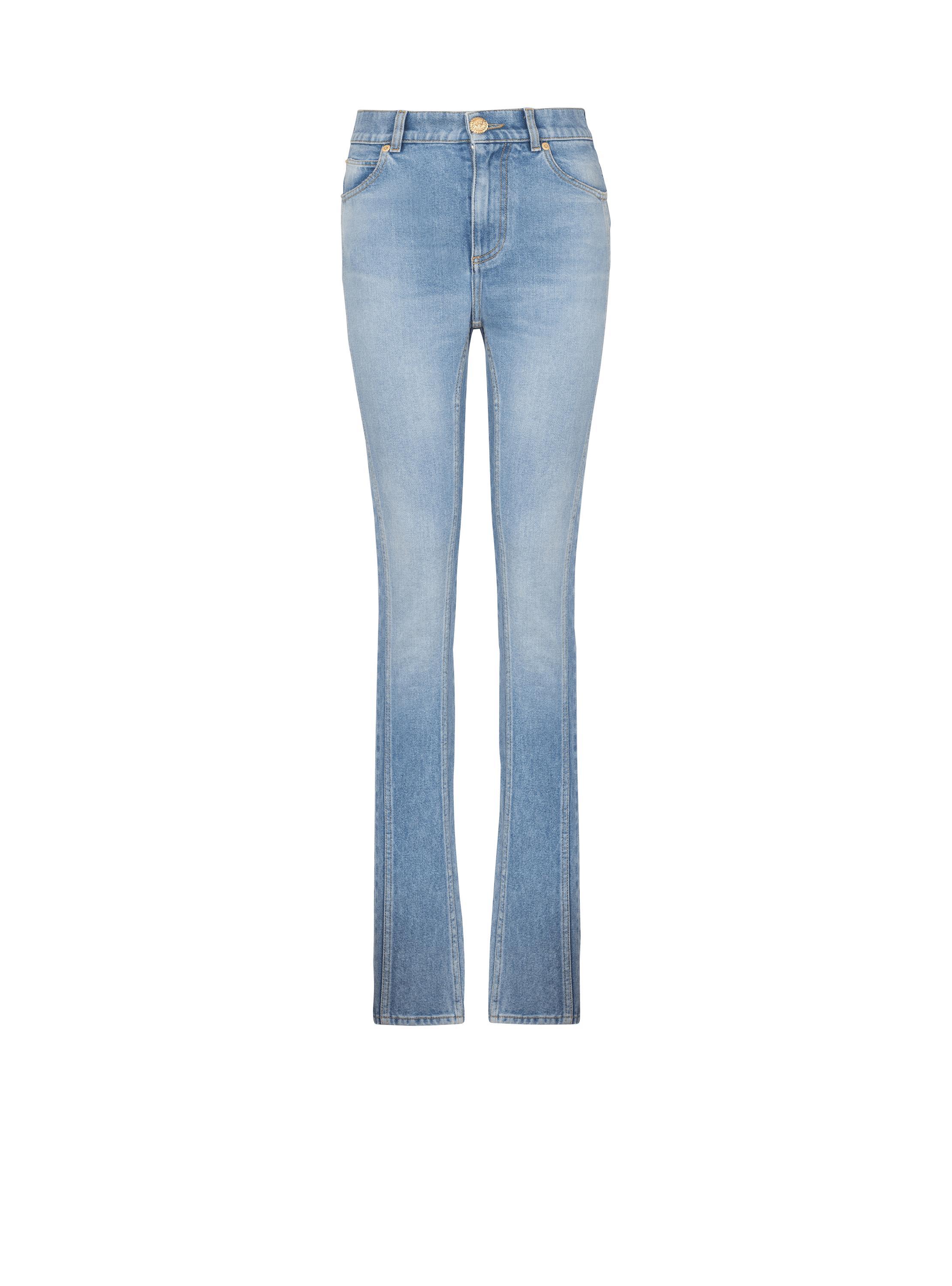 Light blue denim slim-fit jeans product image