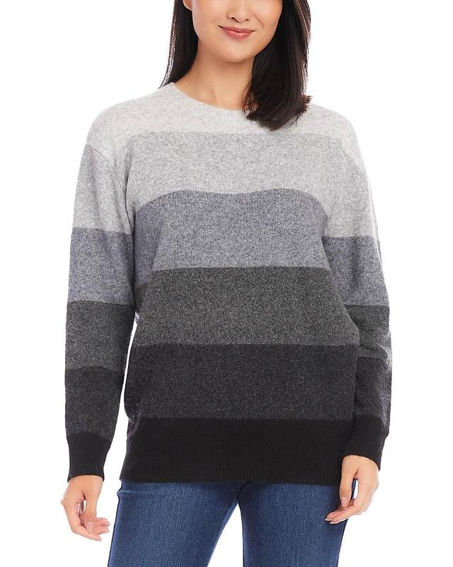 Karen Kane Stripe Ombr Sweater Product Image