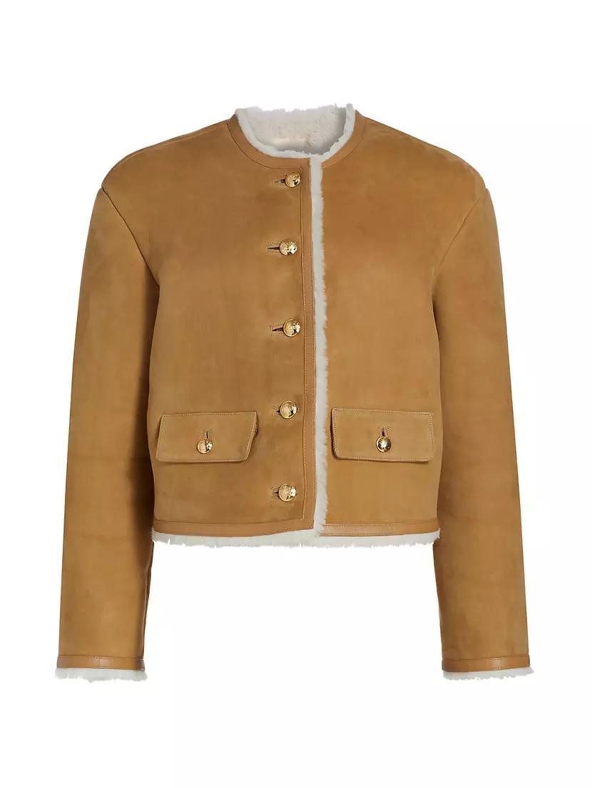 Zanie Short Shearling Coat Product Image