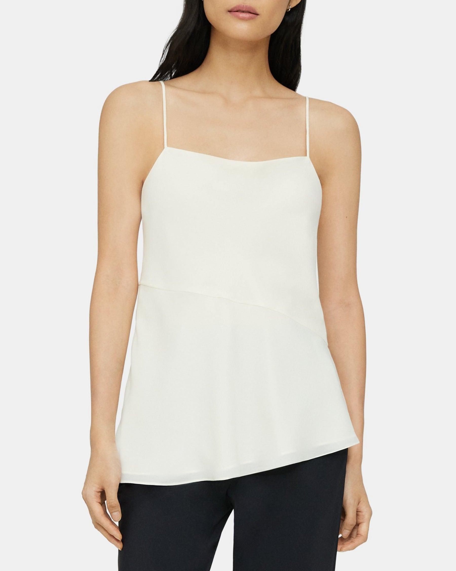 Draped Camisole in Recycled Georgette Product Image