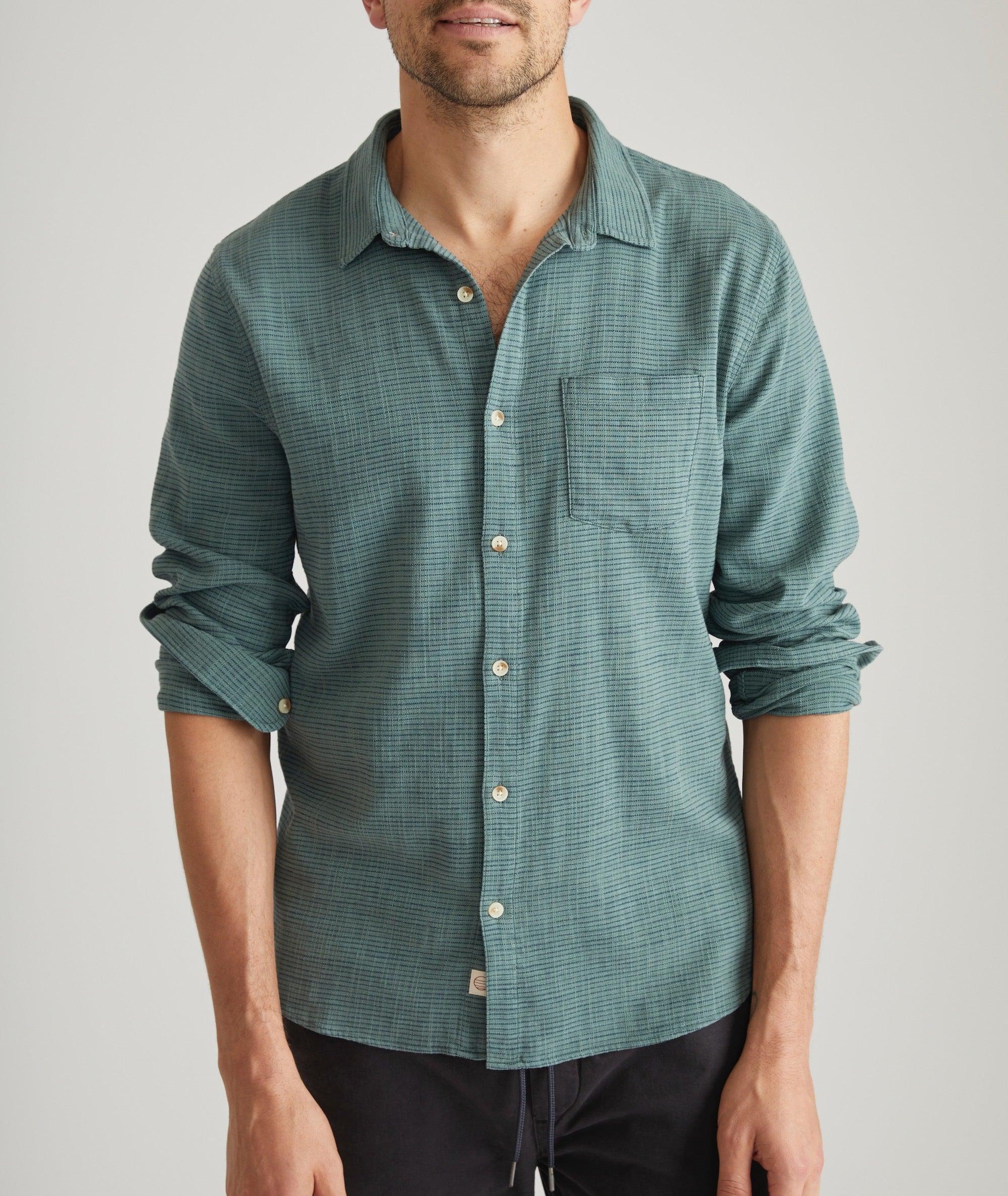 Stretch Selvage Long Sleeve Shirt Product Image