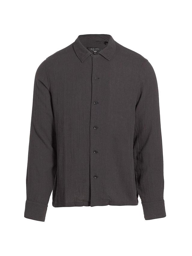 Mens Avery Cotton Relaxed-Fit Shirt Product Image