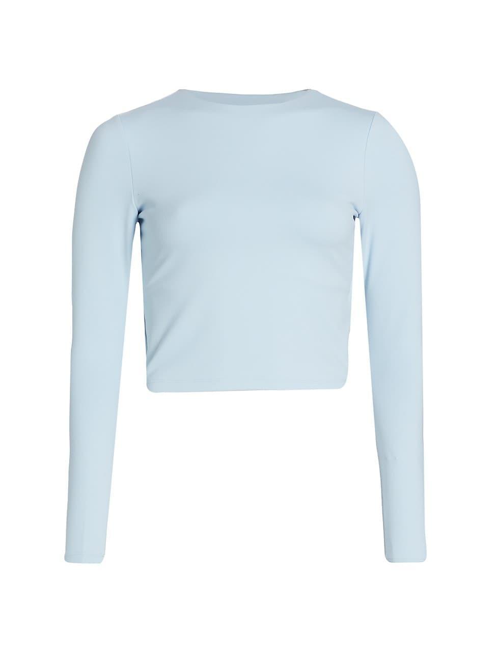 Womens Jersey Long-Sleeve Crop Top product image