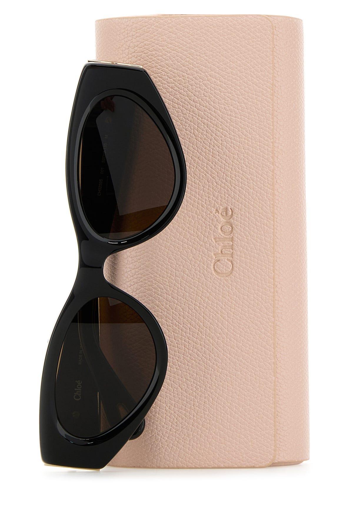 Chloe Woman Black Acetate Sunglasses Product Image