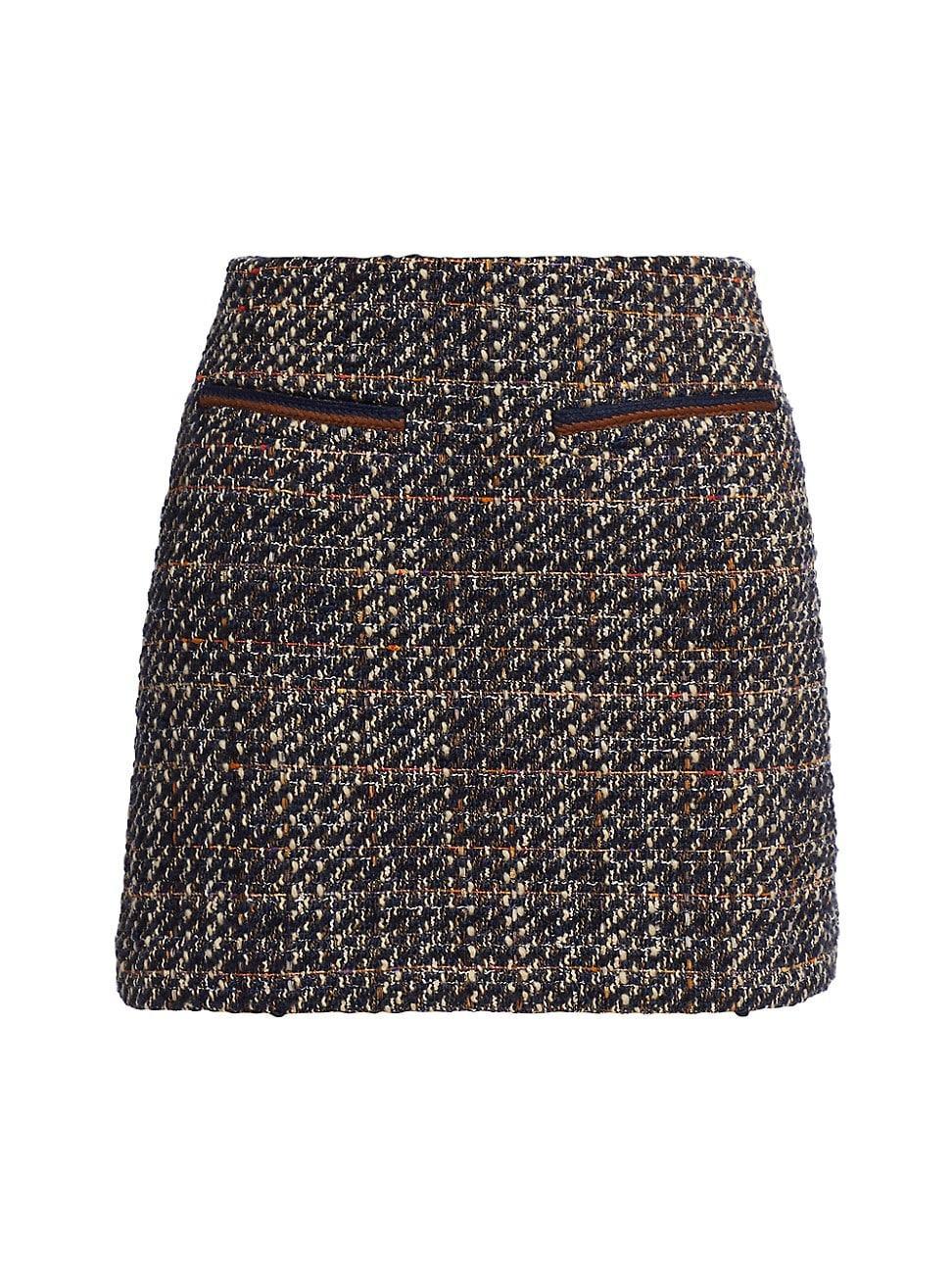 Veronica Beard Perry Tweed Miniskirt Product Image