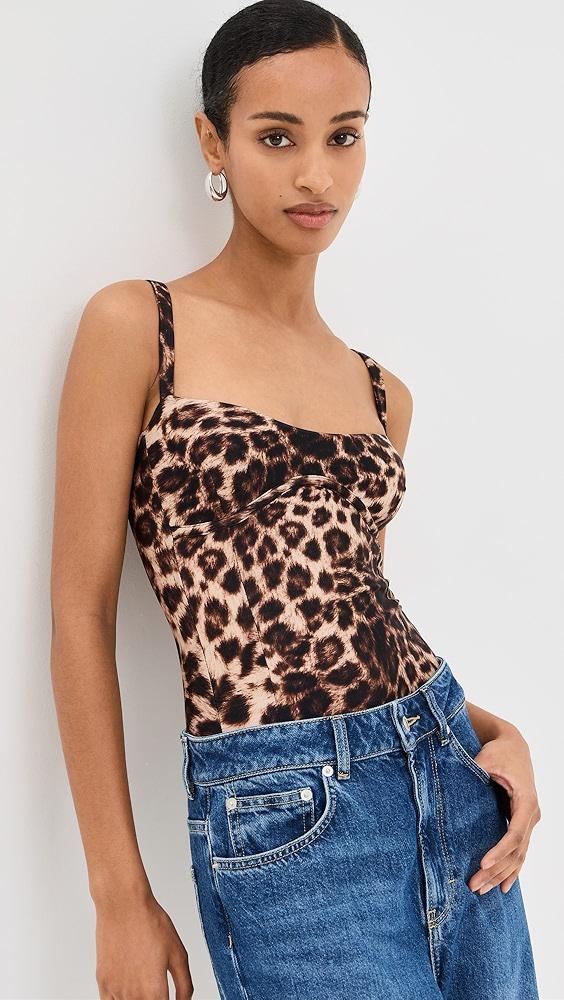 Good American Sweetheart Scuba Tank Bodysuit | Shopbop Product Image