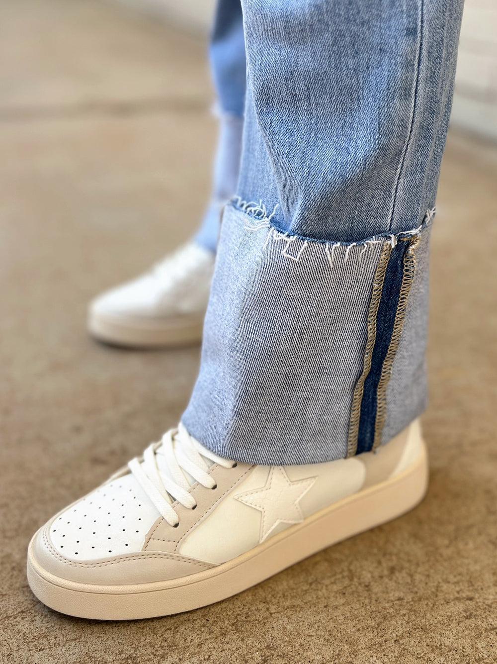 Straight From You Cuffed Jeans Product Image