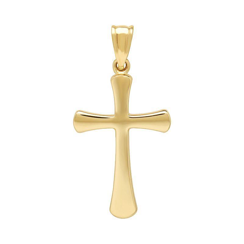 Everlasting Gold 10k Gold Cross Pendant, Womens, Yellow Product Image