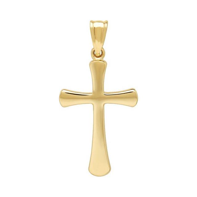 Everlasting Gold 10k Gold Cross Pendant, Womens, Yellow Product Image