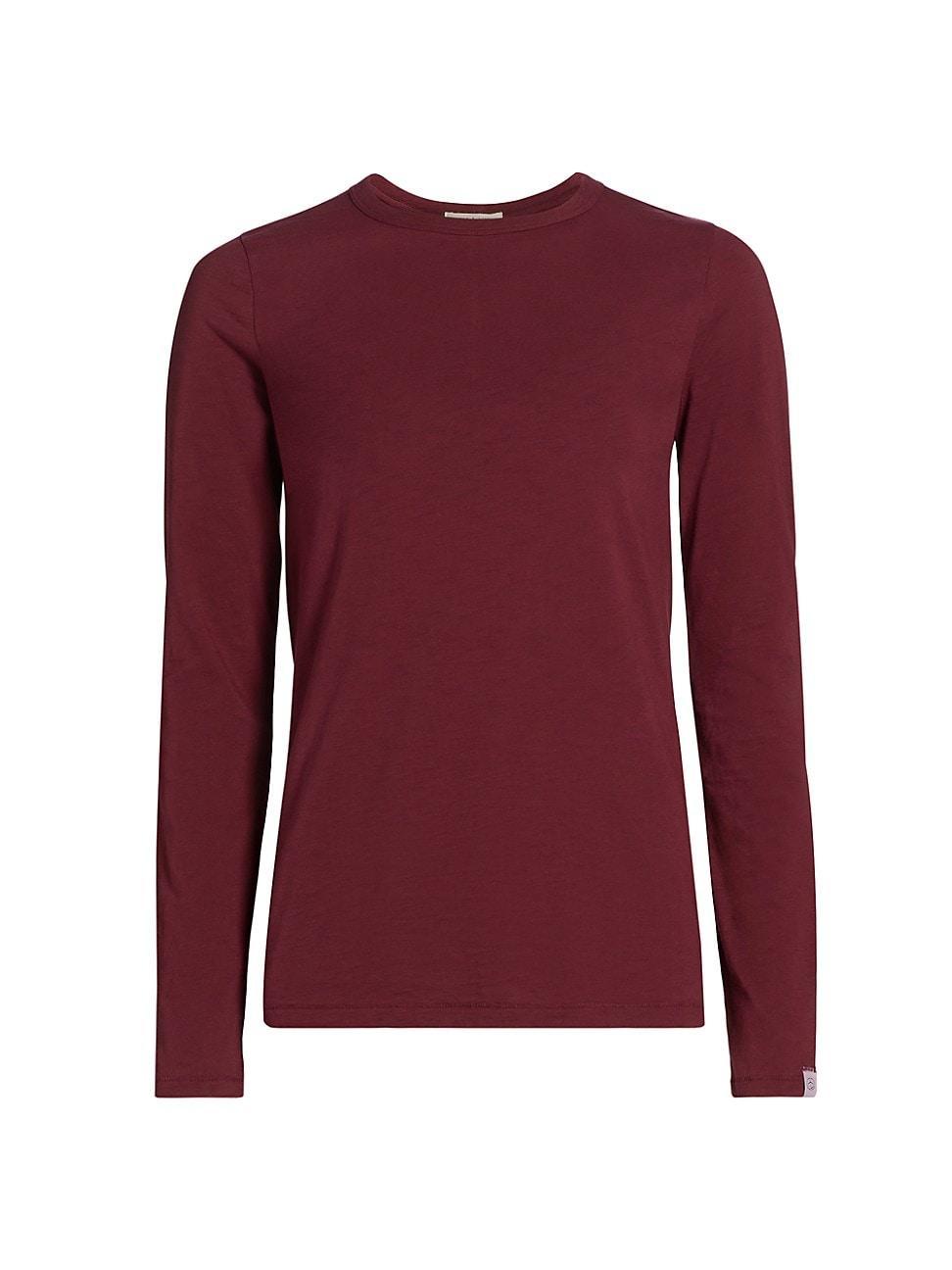 Womens The Slub Cotton Crewneck Long-Sleeve T-Shirt Product Image