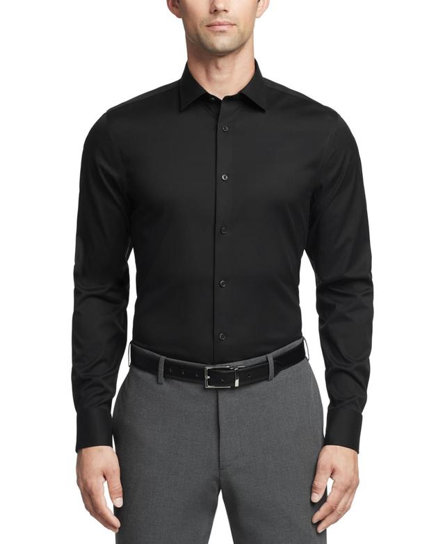 Calvin Klein Mens Refined Slim Fit Stretch Dress Shirt Product Image