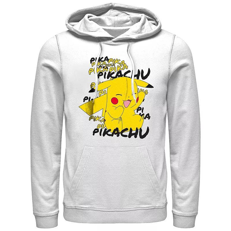 Mens Pokemon Pikachu Laughing Hoodie Product Image