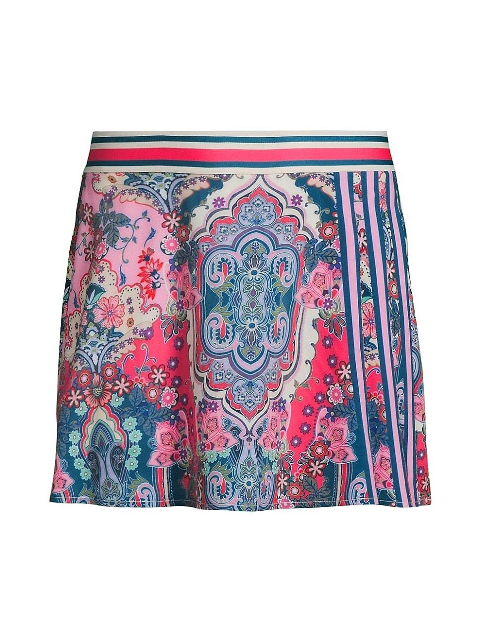 Womens Melody Bee Active Paisley Tennis Skirt product image